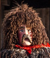 Il rollate, maschera tradizionale del Carnevale di Sappada